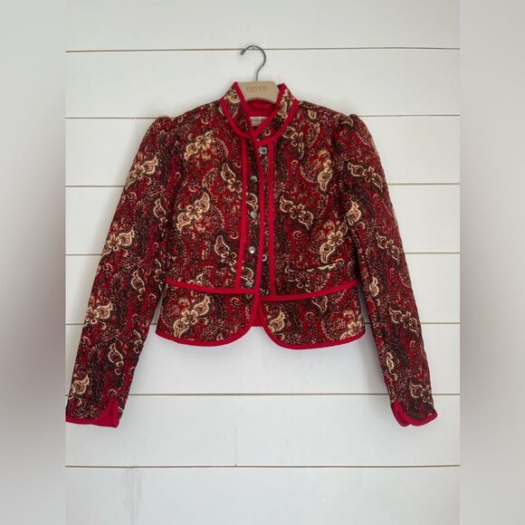 NWOT free people zoey jacket red - Picture 5 of 8